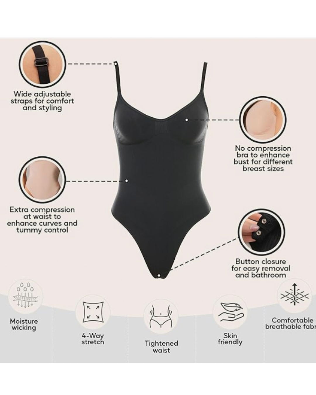 Snatched Bodysuit - Body Shaper✨👗